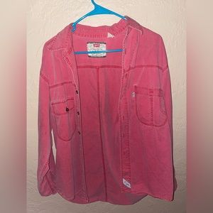 Authentic oversized Levi’s M button down shirt
